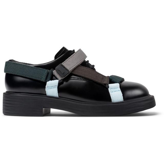 CAMPER Twins - Formal para Mujer - Negro,Gris,Azul, talla 36, Piel Lisa/Textil