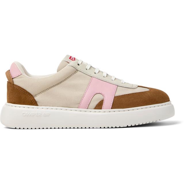 CAMPER Runner K21 - Chaussures casual pour Femme - Beige,Marron,Rose, taille 40, Tissu en coton