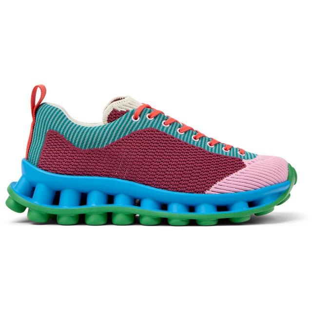 CAMPER Camper x SUNNEI - PELOTISSIMA - Sneakers para Mujer - Burdeos,Verde,Rosa, talla 35, Textil