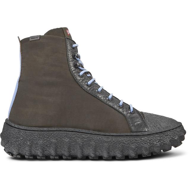 CAMPER Ground - Bottines pour Homme - Vert,Noir,Bleu, taille 42, Tissu en coton/Cuir lisse