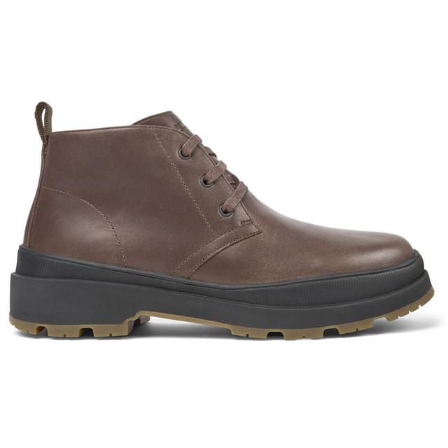 CAMPER Brutus Trek - Bottines pour Homme - Marron, taille 43, Cuir lisse