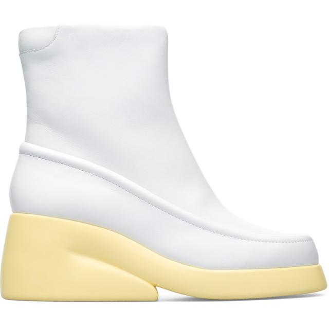CAMPER Kaah - Boots for Women - White, size 38, Smooth leather