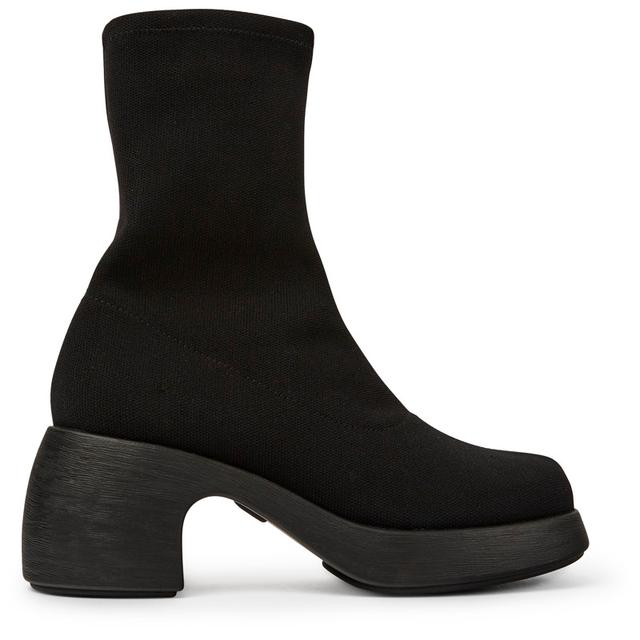 CAMPER Thelma TENCEL® - Boots for Women - Black, size 39, Cotton fabric