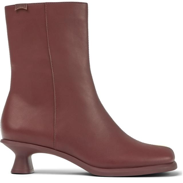 CAMPER Twins - Ankle boots for Women - Burgundy,Yellow,Beige, size 38, Smooth leather