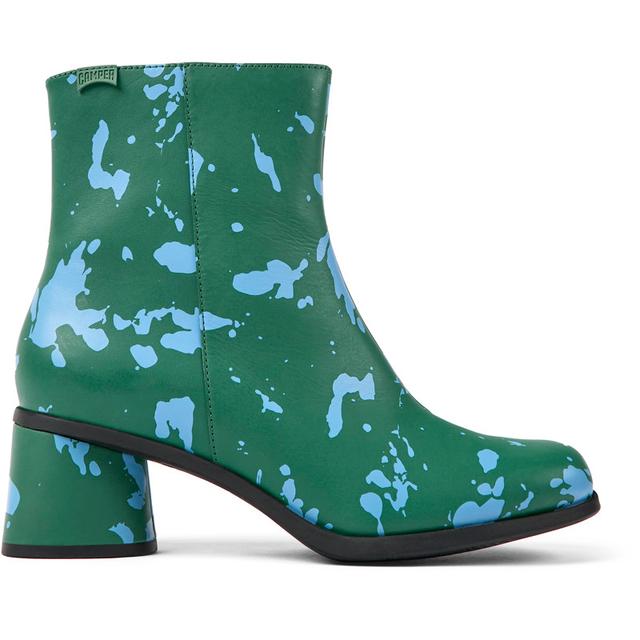 CAMPER Kiara - Bottines pour Femme - Vert,Bleu, taille 35, Cuir lisse