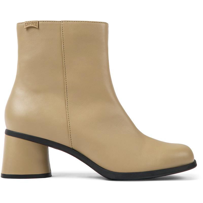CAMPER Kiara - Botines para Mujer - Beige, talla 36, Piel lisa