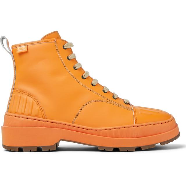 CAMPER Brutus Trek - Ankle boots for Women - Orange, size 6, Smooth leather