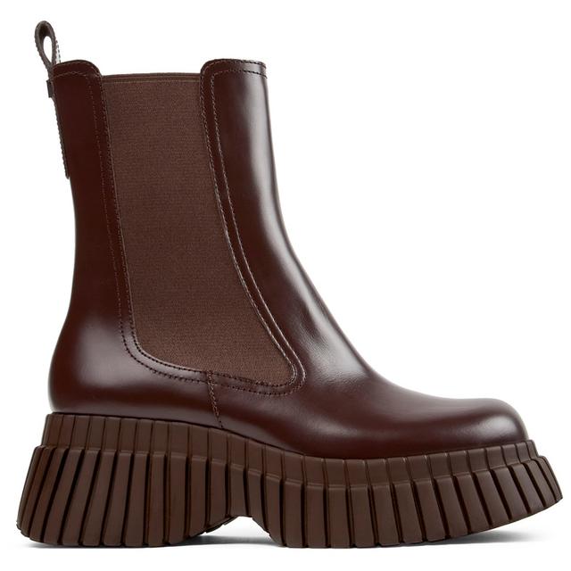 CAMPER BCN - Ankle boots for Women - Brown, size 39, Smooth leather