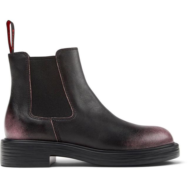 CAMPER Dean - Botines para Mujer - Negro,Rosa, talla 39, Piel lisa