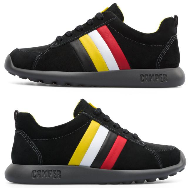 CAMPER Twins - Sneakers for  - Black, size 28, Smooth leather