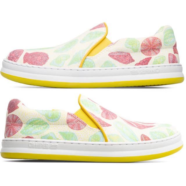 CAMPER Twins - Sneakers for Girls - Yellow,Red,Blue, size 31, Cotton fabric