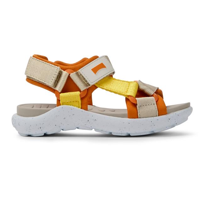 CAMPER Wous - Sandalias para Niñas - Beige,Naranja,Amarillo, talla 29, Textil