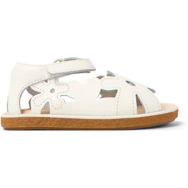 CAMPER Twins - Sandalias para Primeros pasos - Blanco, talla 23, Piel lisa