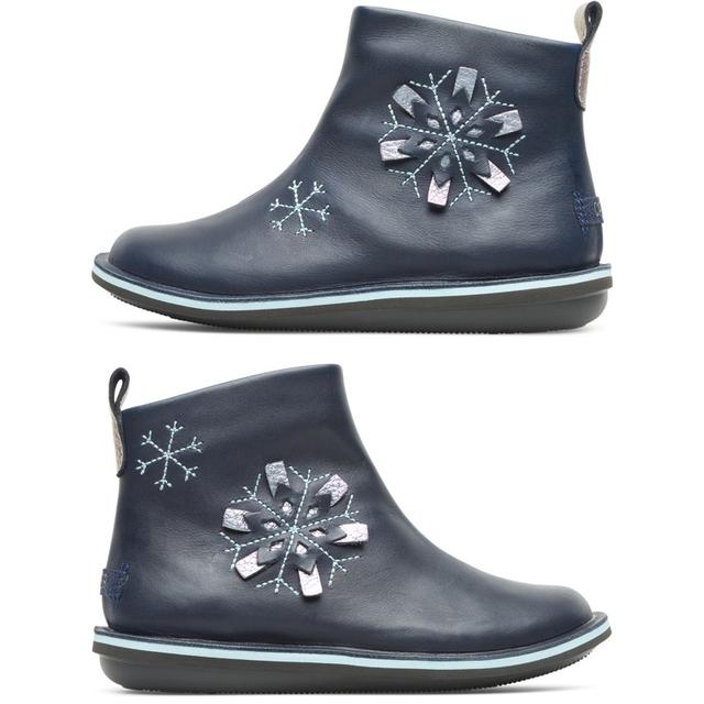 CAMPER Twins - Boots for  - Blue, size 10.5, Smooth leather