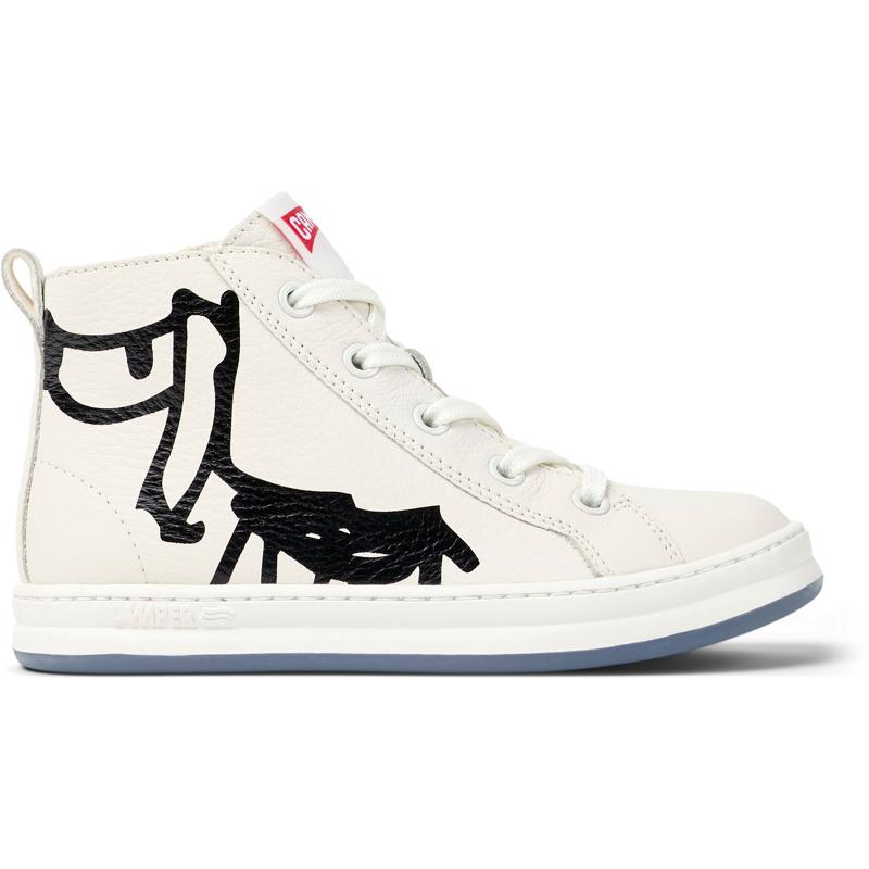 CAMPER Twins - Boots for Girls - White, size 28, Smooth leather