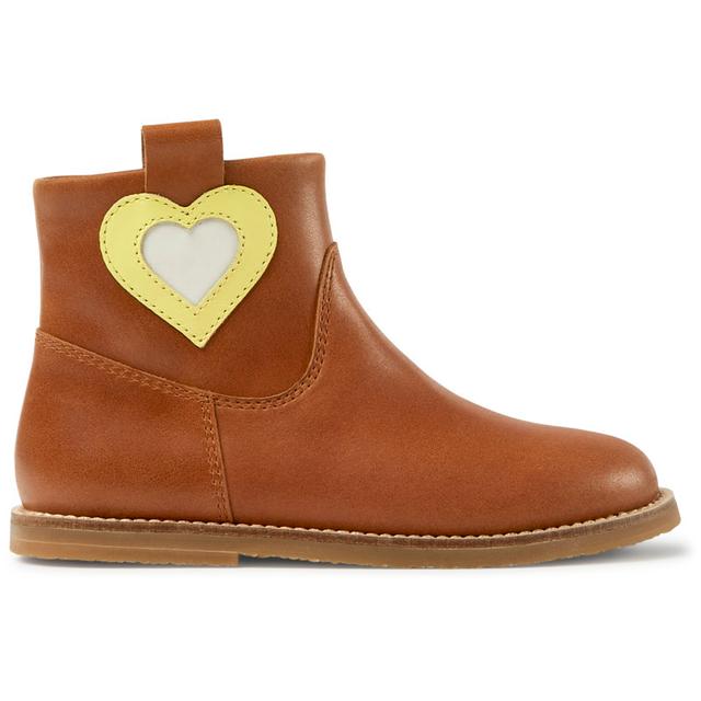 CAMPER Twins - Boots for Girls - Brown, size 27, Smooth leather