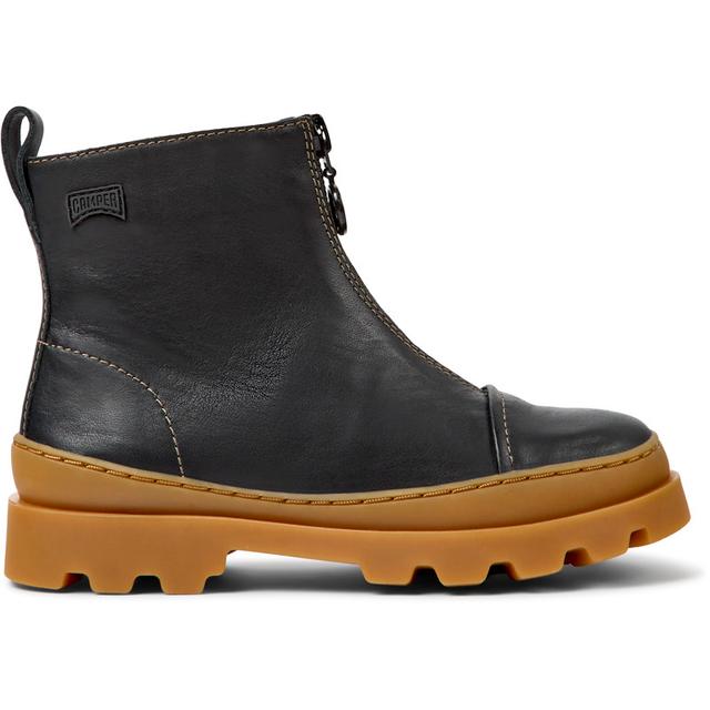 CAMPER Brutus - Botas para Niñas - Negro, talla 29, Piel lisa