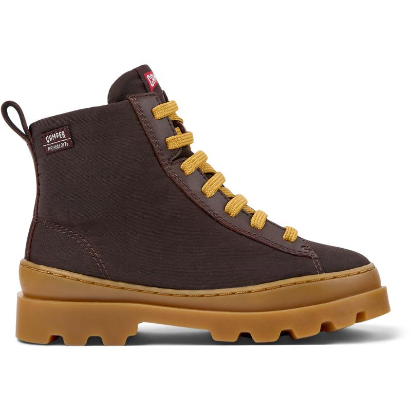 CAMPER Brutus - Botas para Niñas - Marron, talla 30, Textil/Piel Lisa