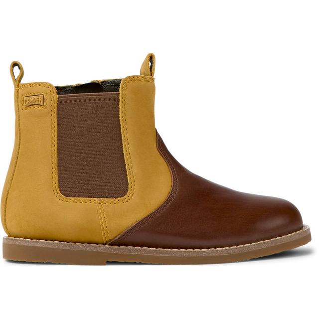 CAMPER Savina - Boots for Girls - Brown, size 32, Smooth leather