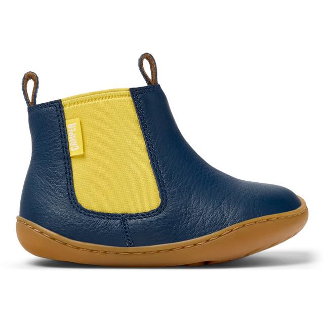 CAMPER Twins - Smart casual shoes for First walkers - Blue, size 24, Smooth leather