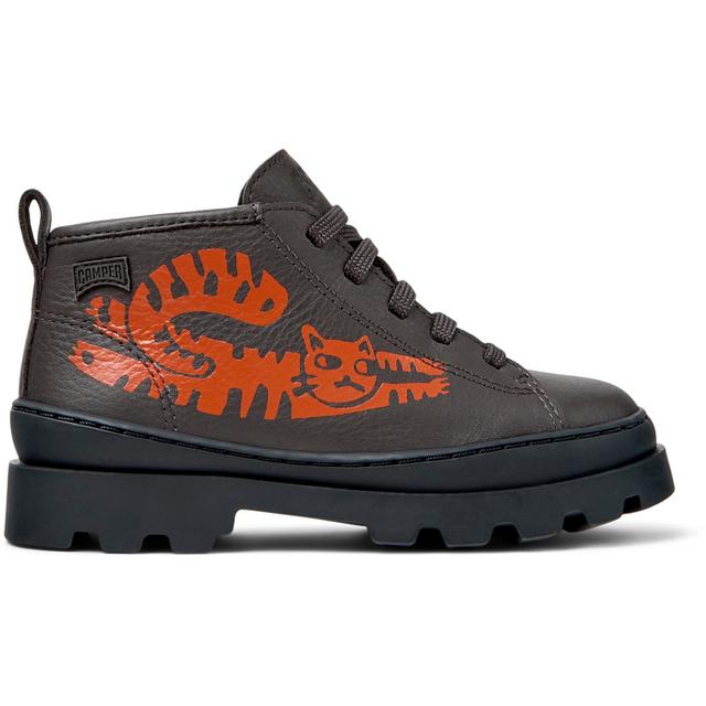 CAMPER Brutus - Boots for Girls - Grey, size 27, Smooth leather