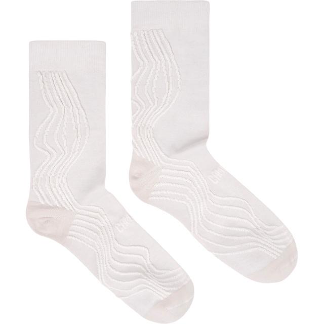 CAMPER Socks - Unisex Socks - White, size L, Cotton fabric