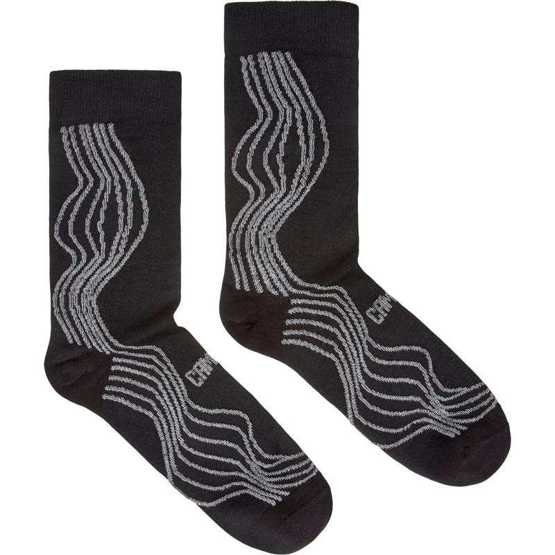 CAMPER Socks - Unisex Chaussettes - Noir, taille S, Tissu en coton