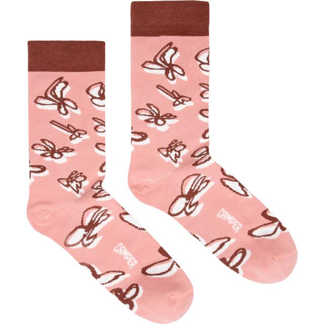 CAMPER Socks - Unisex Socks - Pink, size L, Cotton fabric