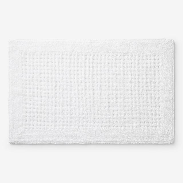 Mirage Bath Rug - White, 30 in. x 72 in., Size 30 x 72, Cotton | The Company Store