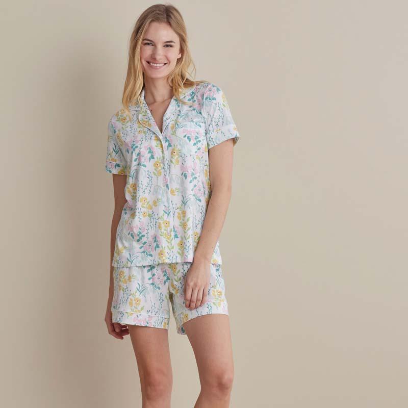 Cotton Modal Women's Shorts Set - Spring, Size XL | The Company Store