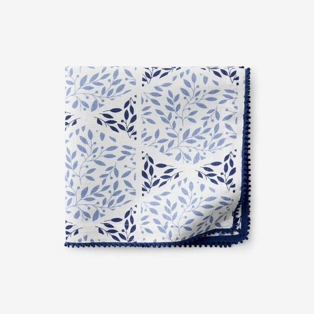 Hanukkah Napkins, Set of 4 - Blue, Size 19 x 19, Cotton | The Company Store