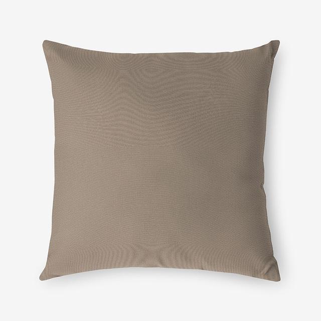 Indoor/Outdoor Toss Pillow - Taupe, 20 in. x 20 in. - Beige/Brown, Size 20 x 20, Sunbrella | The Company Store