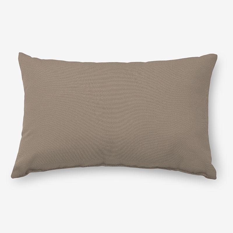 Indoor/Outdoor Toss Pillow - Taupe, 16 in. x 24 in. - Beige/Brown, Size 16 x 24, Sunbrella | The Company Store