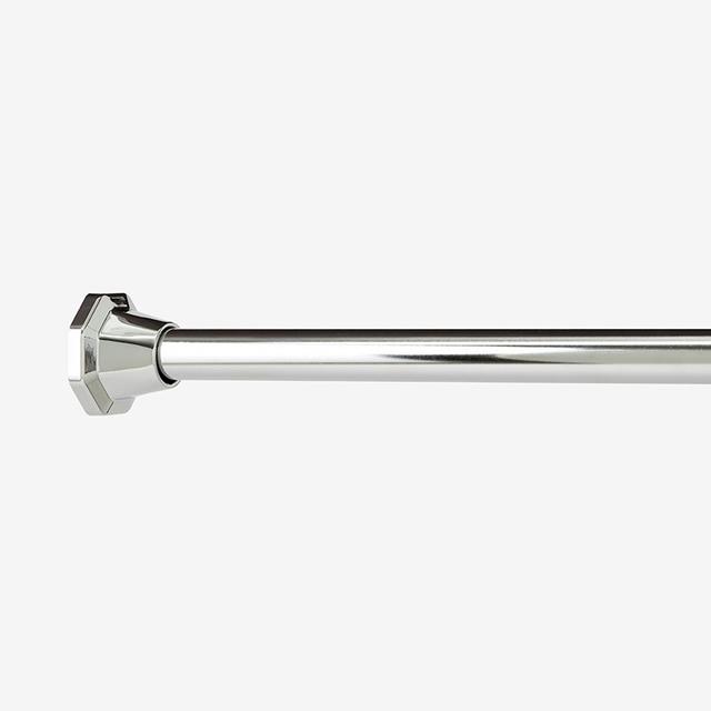 Santa Maria Decorative Metal Adjustable Shower Rod - Gray | The Company Store