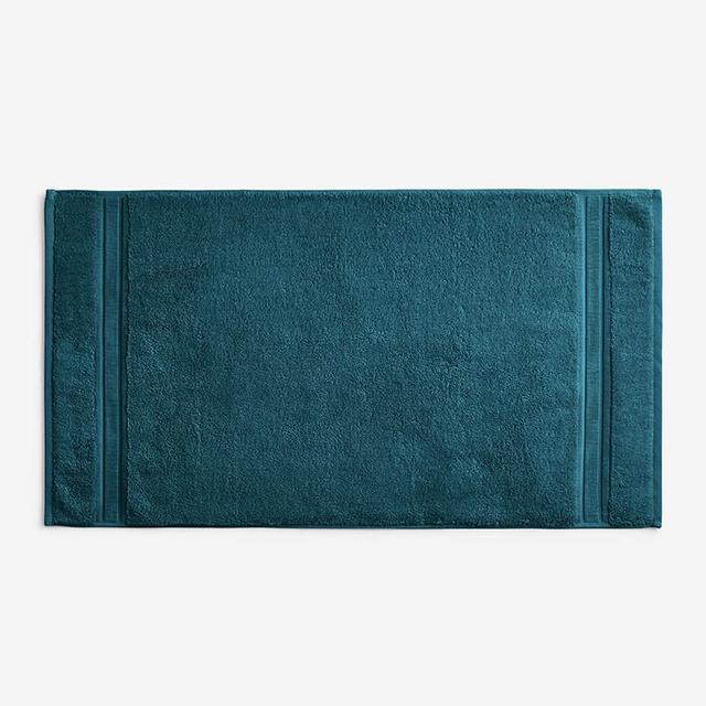 Turkish Cotton Bath Mat - Deep Teal, 20 in. x 36 in. - Blue/Teal/Turquoise | The Company Store