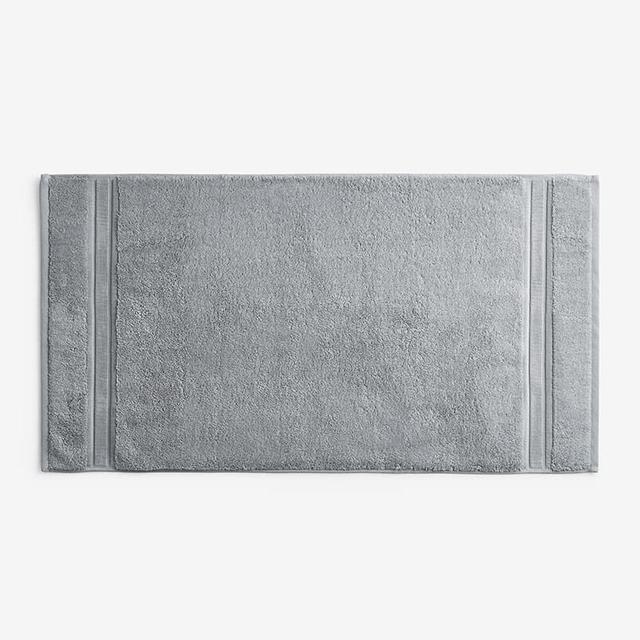 Turkish Cotton Bath Mat - Silver, 20 in. x 36 in. - Gray | The Company Store