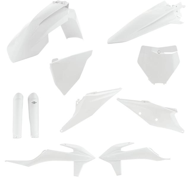 Acerbis Full Plastic Kit - White