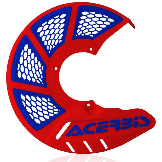 Acerbis X-Brake Vented Front Disc Cover - Red/Blue