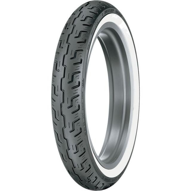 Dunlop Harley Davidson D401 Whitewall Front Tire - Wide Whitewall / 100/90-19