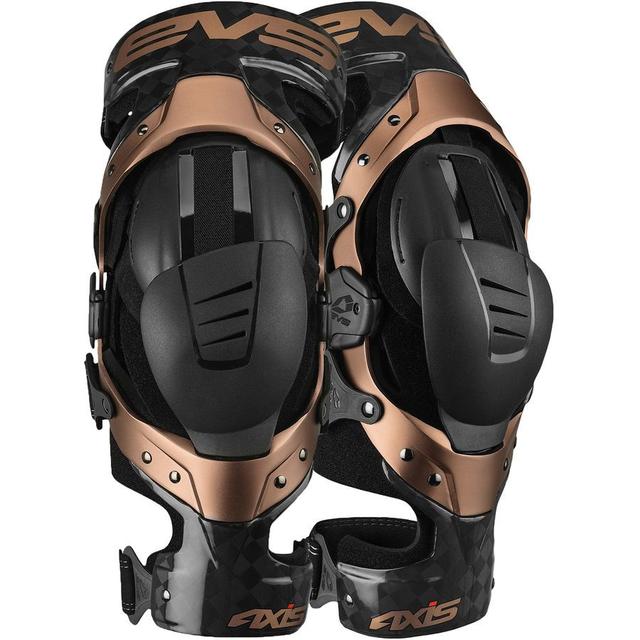 EVS Axis Pro Knee Braces - Black/Copper, Medium