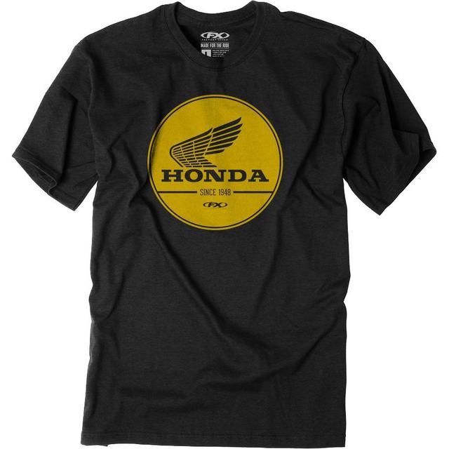 Factory Effex Honda Gold Label T-Shirt - Black, Large
