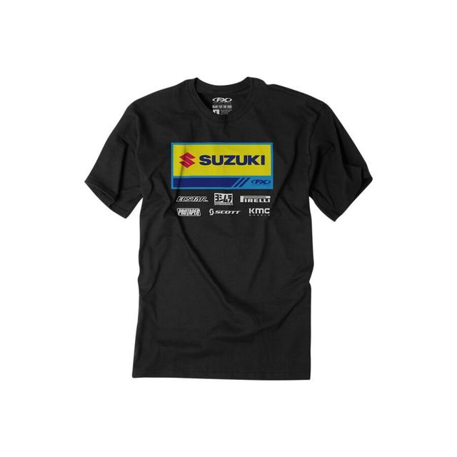 Factory Effex 2021 Suzuki Racewear T-Shirt - Black, X-Large