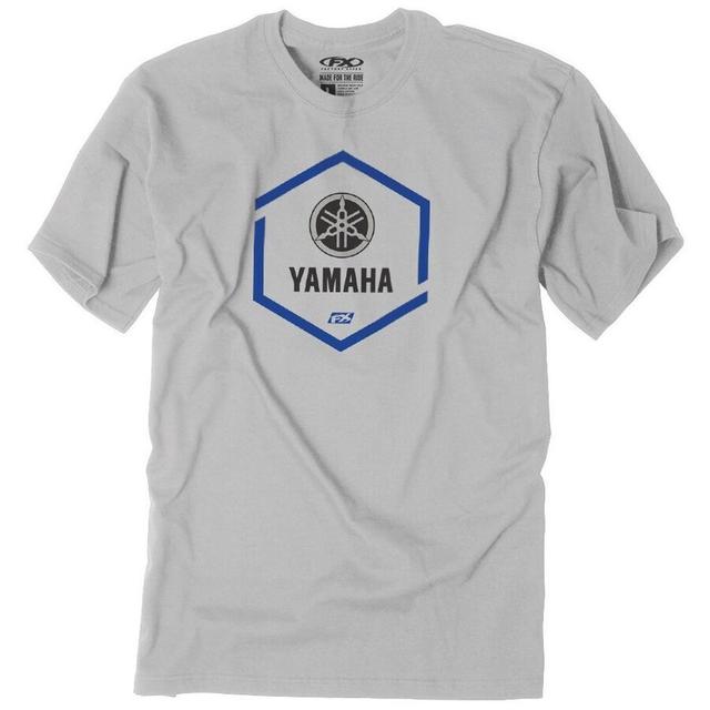Factory Effex Yamaha Polygon T-Shirt - Light Grey, Medium