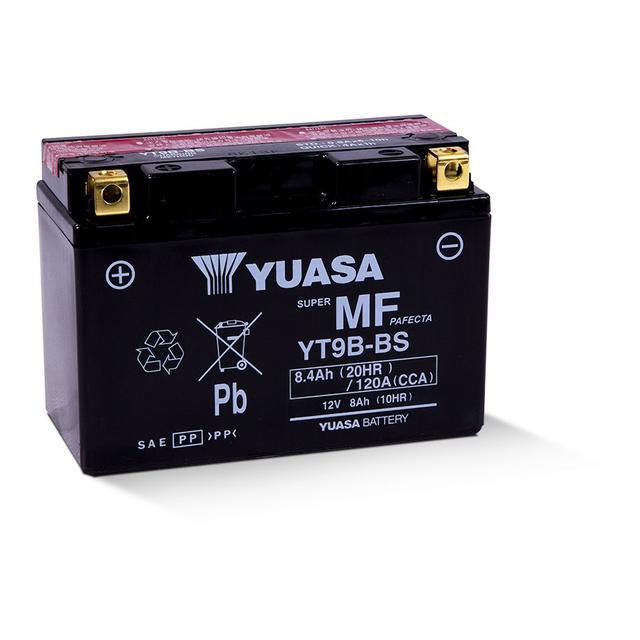 Yuasa YT AGM Battery With Acid - YT9B-BS