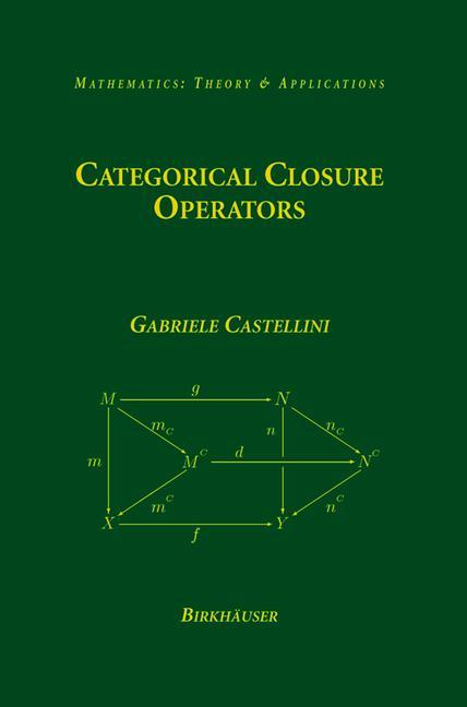 Categorical Closure Operators