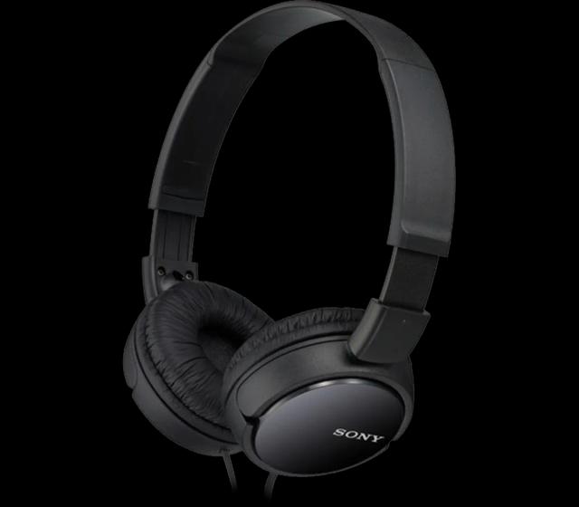 Sony ZX Series Wired On-Ear Headphones, Black MDRZX110