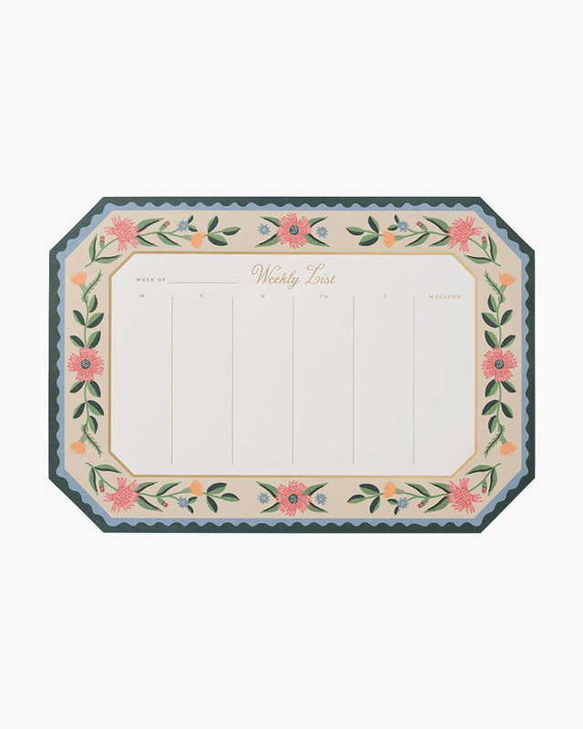 Aster Weekly Desk Pad