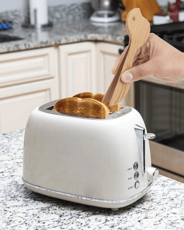 Beechwood Bird Toaster Tongs