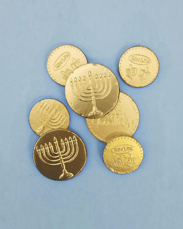 Large Bag of Chanukah Gelt Milk Chocolate Coins