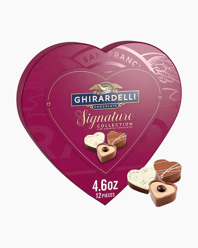 Signature Collection Heart-Shaped Chocolates Gift Box